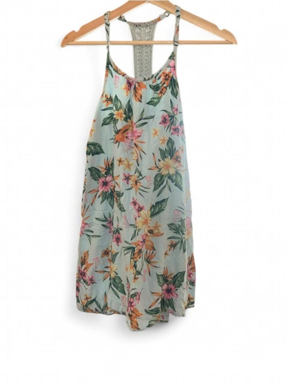 Disney Kids Mint Floral Summer Dress